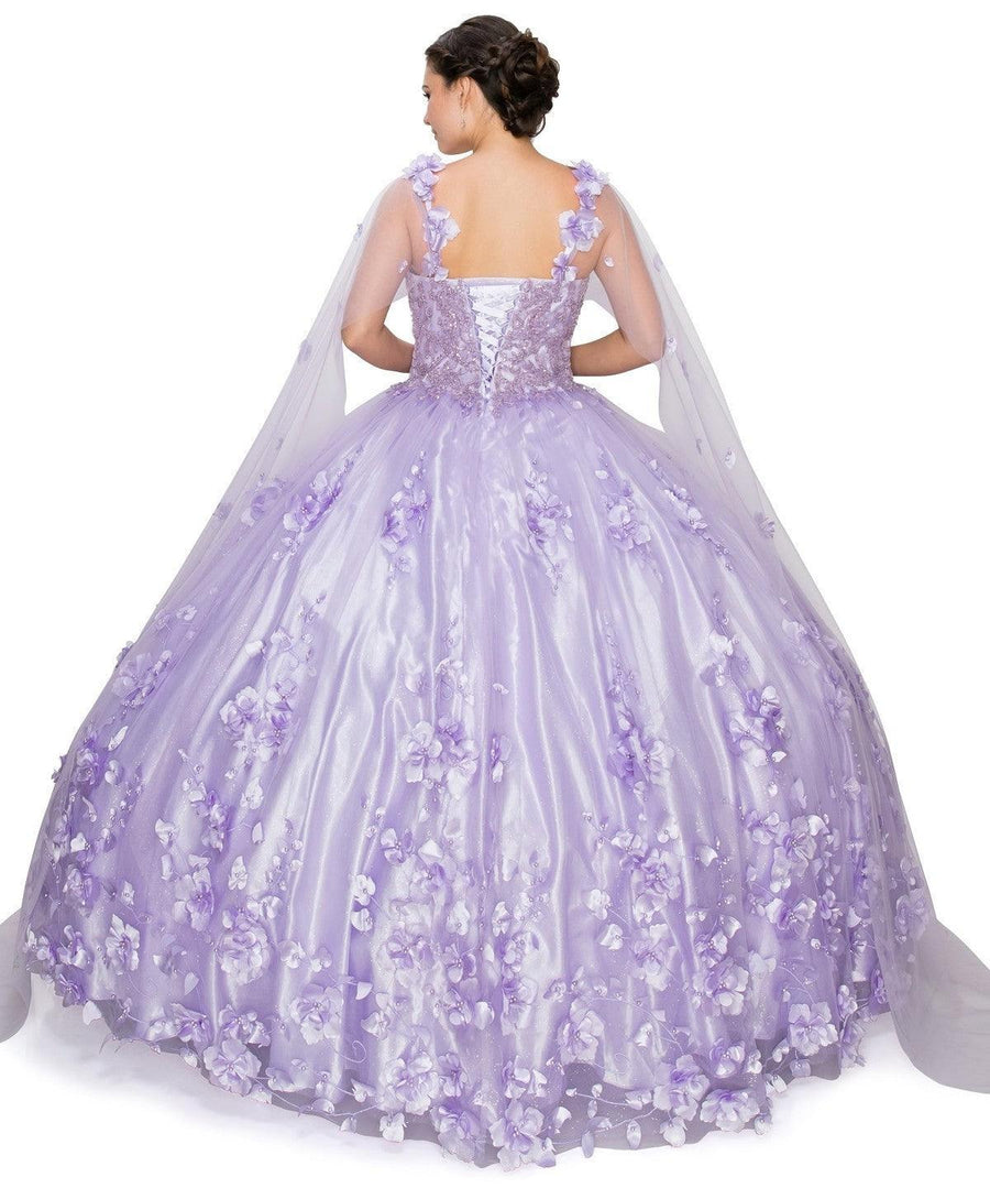 Sleeveless Long Quinceanera Dress - The Dress Outlet