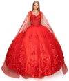 Sleeveless Long Quinceanera Dress - The Dress Outlet