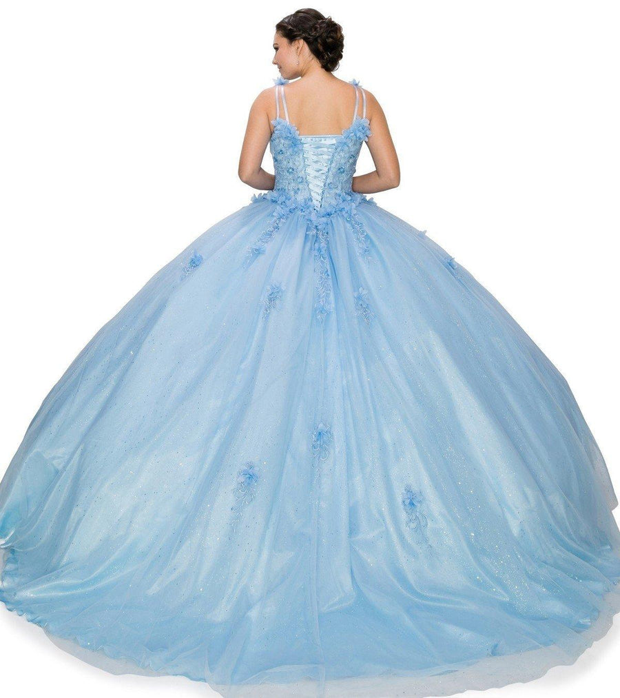 Sleeveless Long Quinceanera Dress - The Dress Outlet