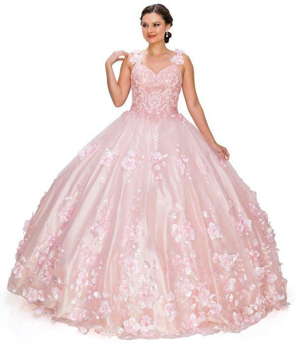 Sleeveless Long Quinceanera Dress - The Dress Outlet