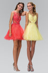 Sleeveless Short Prom Dress - The Dress Outlet