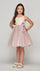 Sleeveless Short Sequins Flower Girl Dress - The Dress Outlet