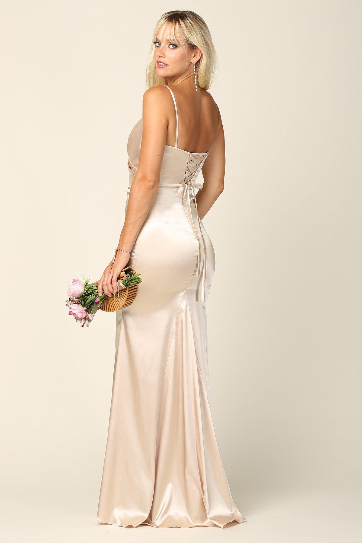 Spaghetti Straps Long Formal Dress Sale - The Dress Outlet