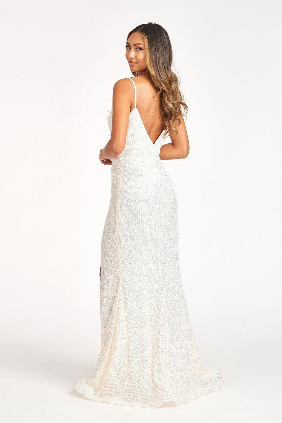 Spaghetti Straps Long Prom Dress - The Dress Outlet