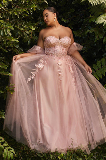 Pink Plus Size Prom Formal Dresses & Gowns
