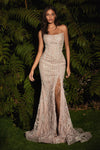 Strapless Sexy Prom Long Dress - The Dress Outlet