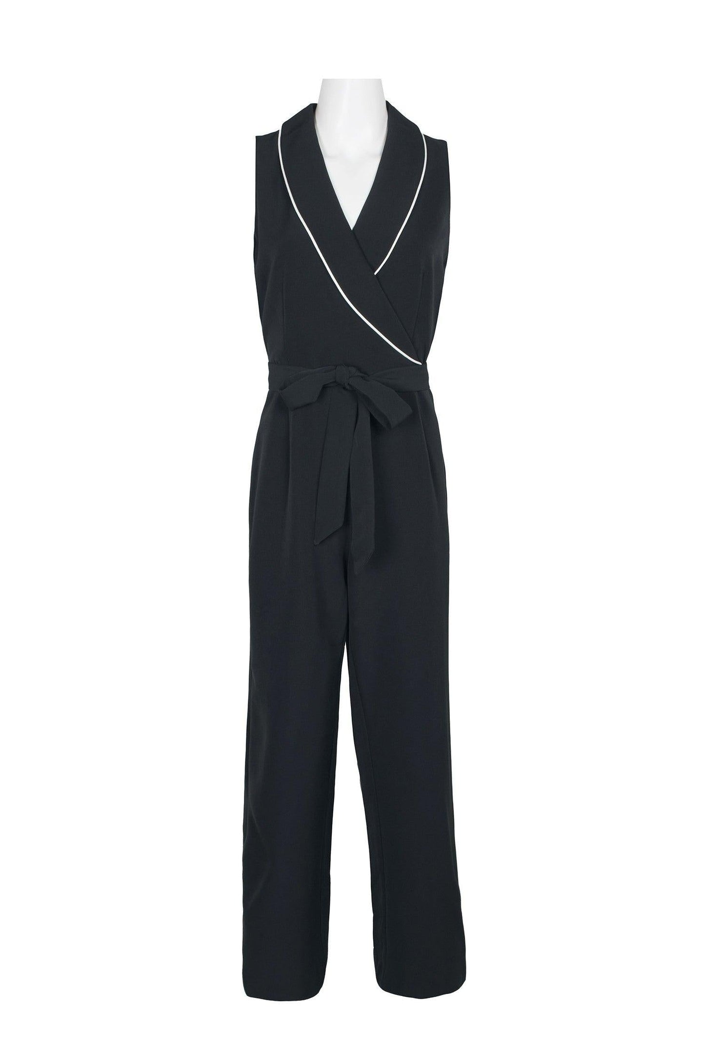 Tahari Formal Sleeveless Jumpsuit - The Dress Outlet