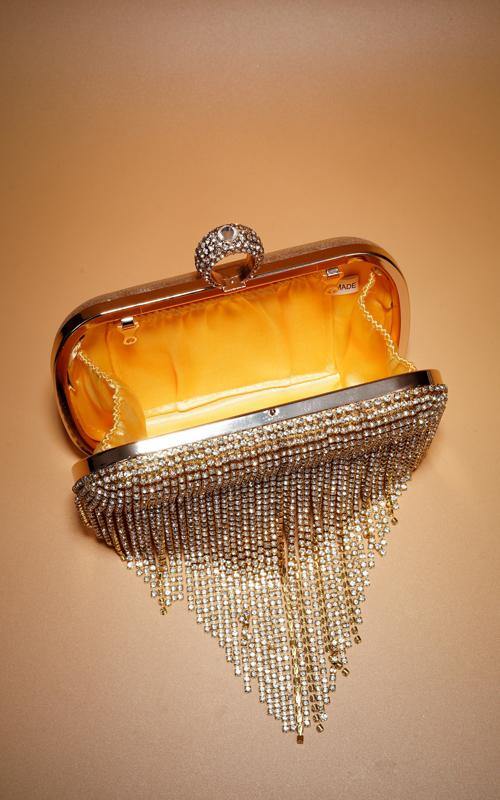 Tassel Bride Clutch Purse Wedding Evening Party - The Dress Outlet