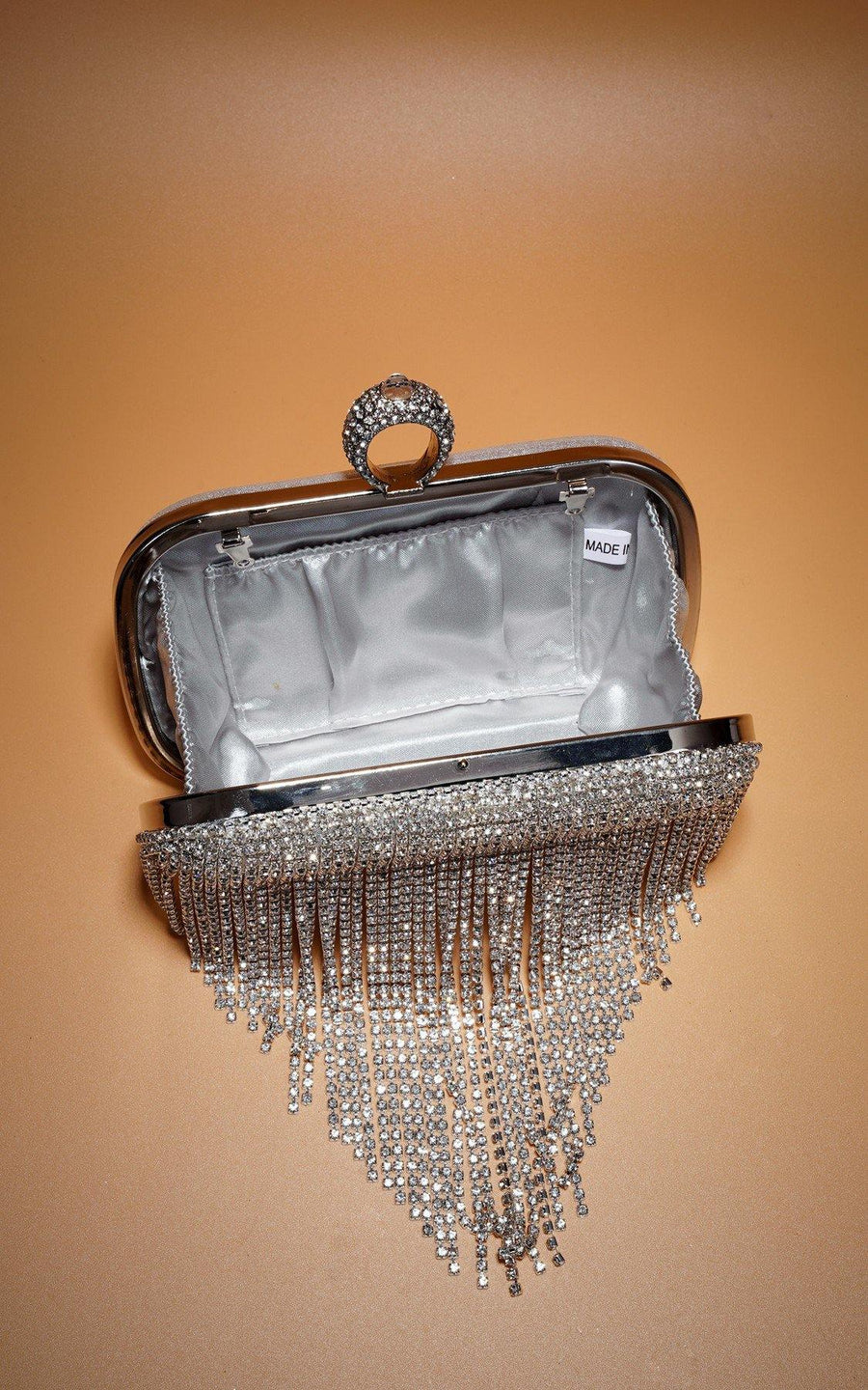 Tassel Bride Clutch Purse Wedding Evening Party - The Dress Outlet