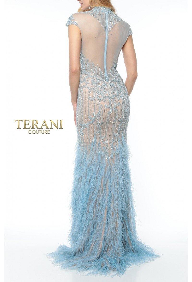 Terani Couture Fitted Long Prom Dress 1721GL4446 - The Dress Outlet