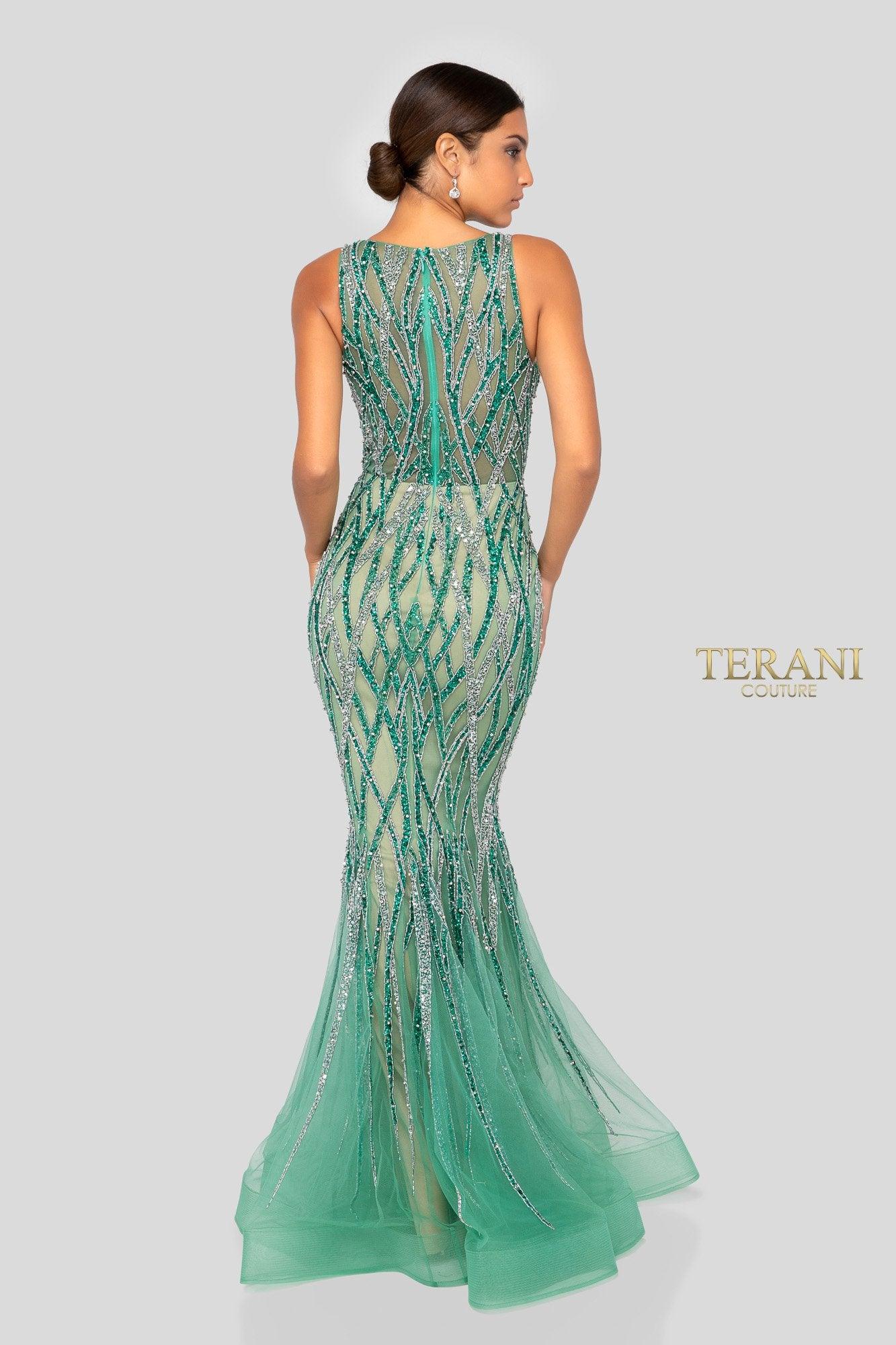 Terani Couture Formal Long Prom Dress 1912GL9573 - The Dress Outlet