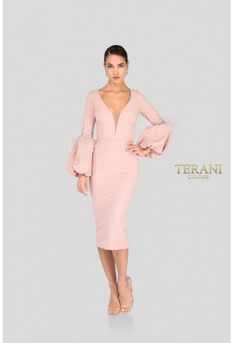 Terani Couture Fitted Short Dress 1912C9643 - The Dress Outlet