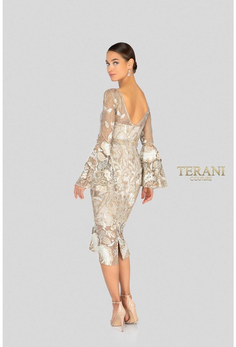 Terani Couture Fitted Short Dress 1913C9065 - The Dress Outlet