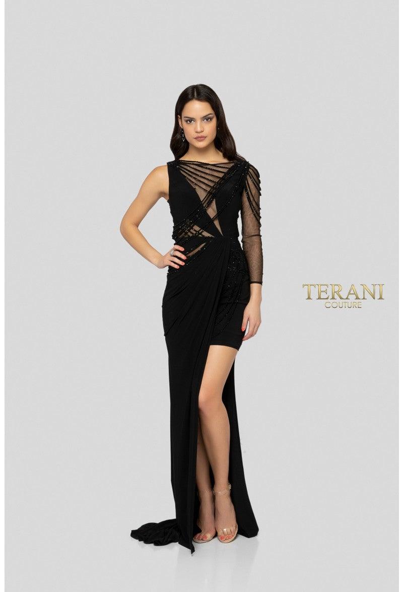 Terani Couture High Low Prom Dress 1913P8392 - The Dress Outlet