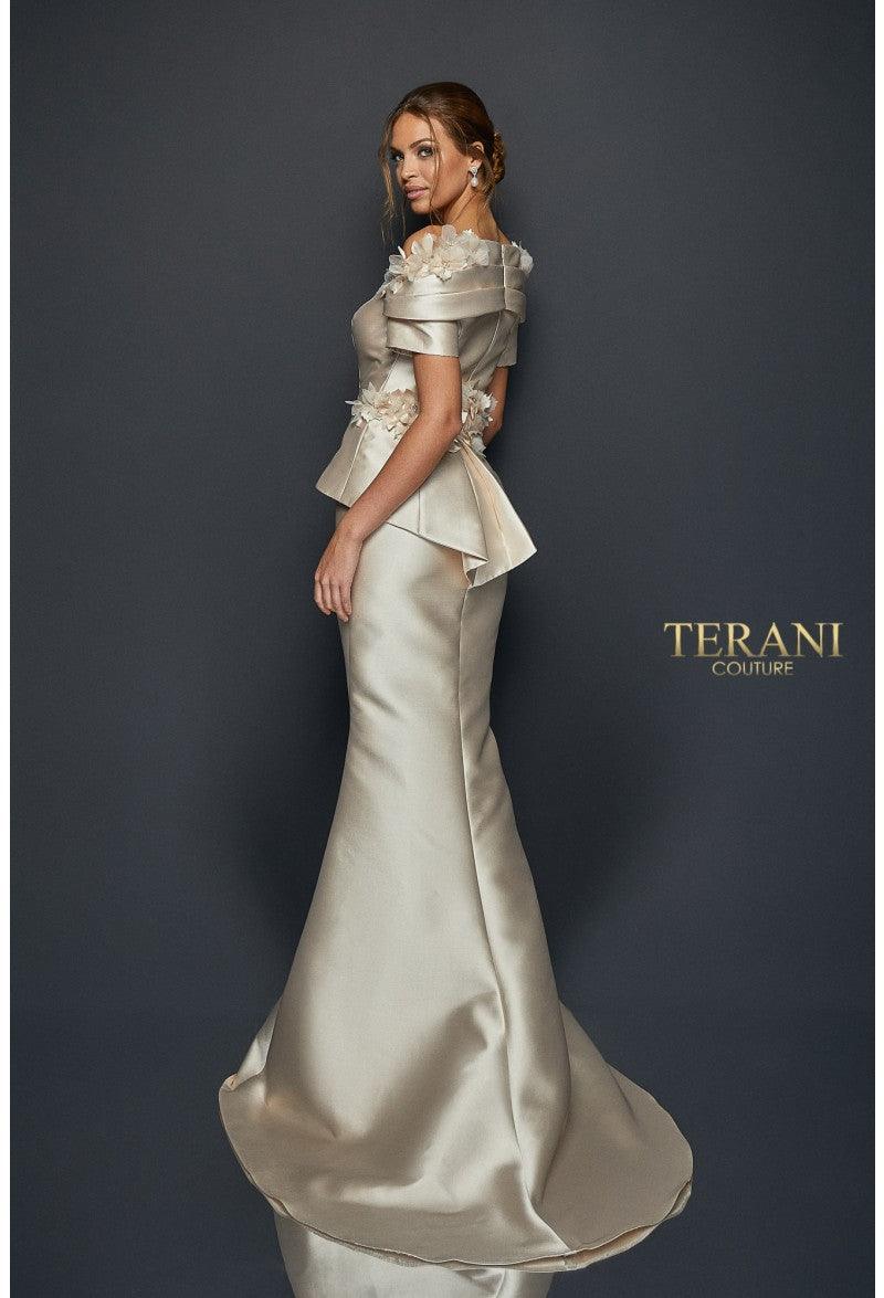 Terani Couture Long Formal Mermaid Dress 1921M0745 - The Dress Outlet