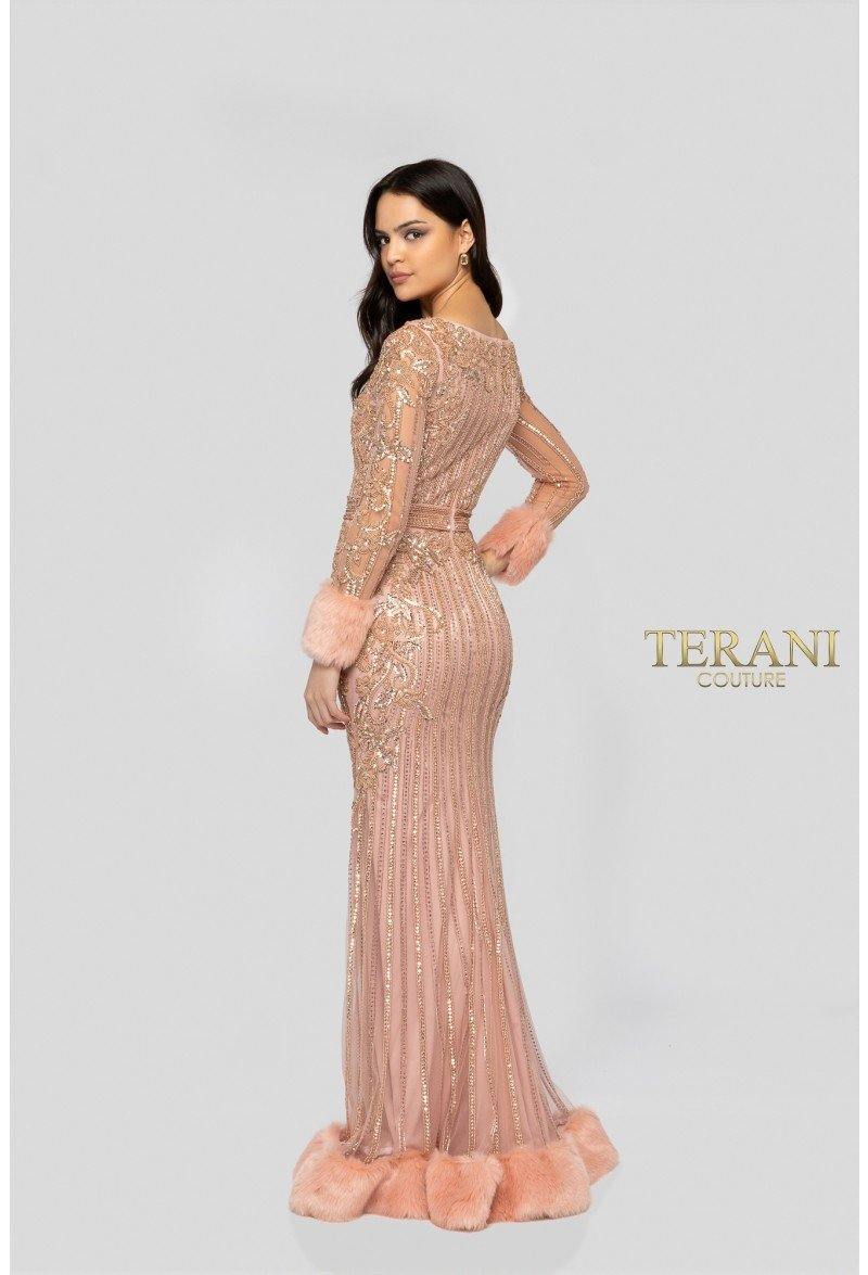 Terani Couture Long Fitted Prom Dress 1911GL9499 - The Dress Outlet