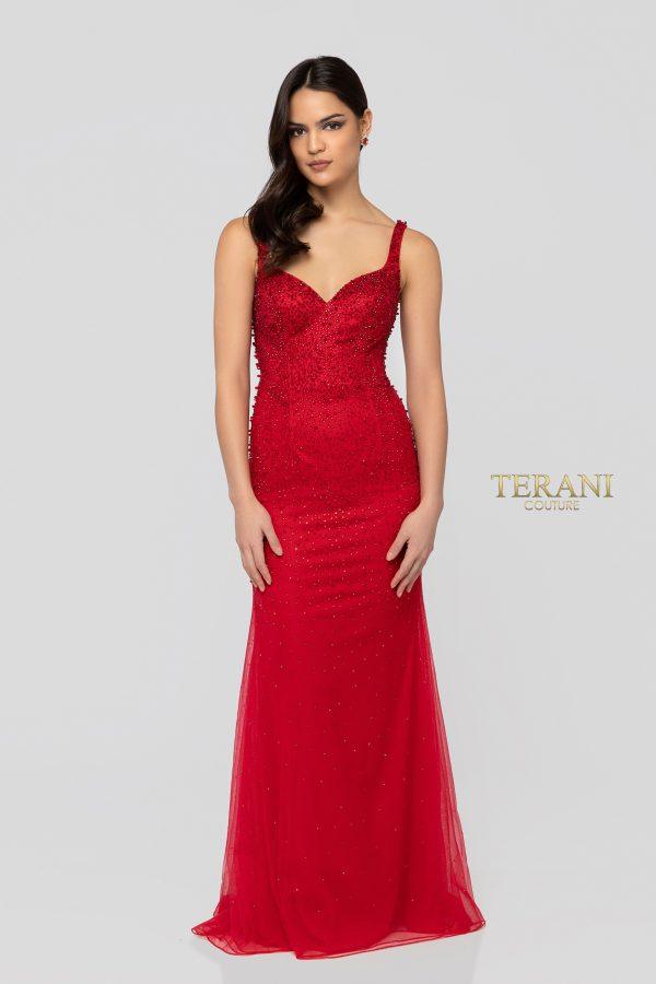 Terani Couture Long Formal Prom Dress 1912P8438 - The Dress Outlet