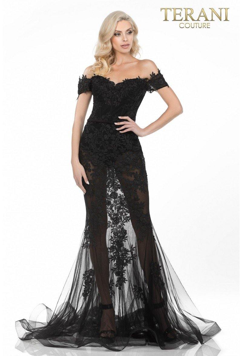 Terani Couture Long Mermaid Prom Dress 2012P1471 - The Dress Outlet