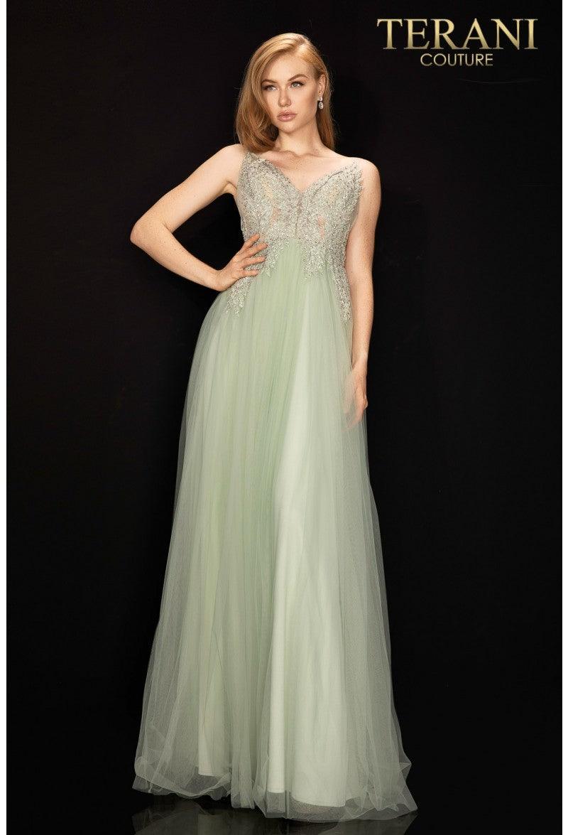 Terani Couture Long Prom Formal Dress 2011P1107 - The Dress Outlet