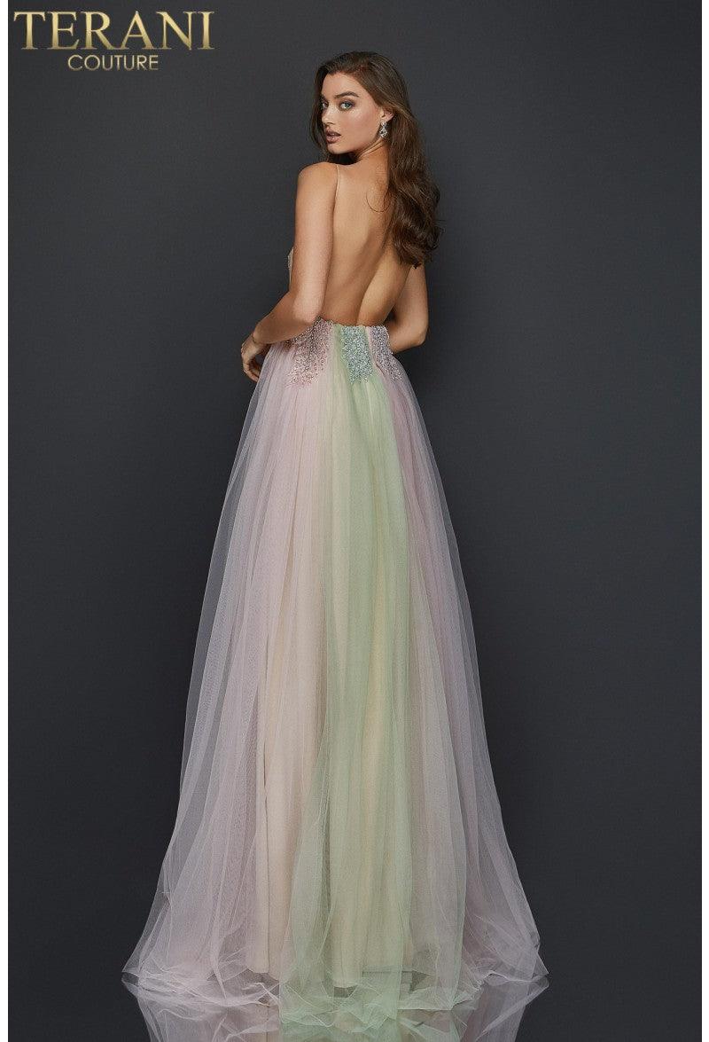 Terani Couture Long Prom Formal Dress 2011P1107 - The Dress Outlet