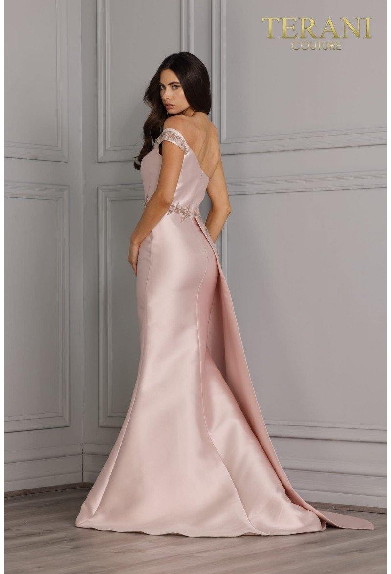 Terani Couture Striking Strapless Evening Gown 1921E0136 - The Dress Outlet