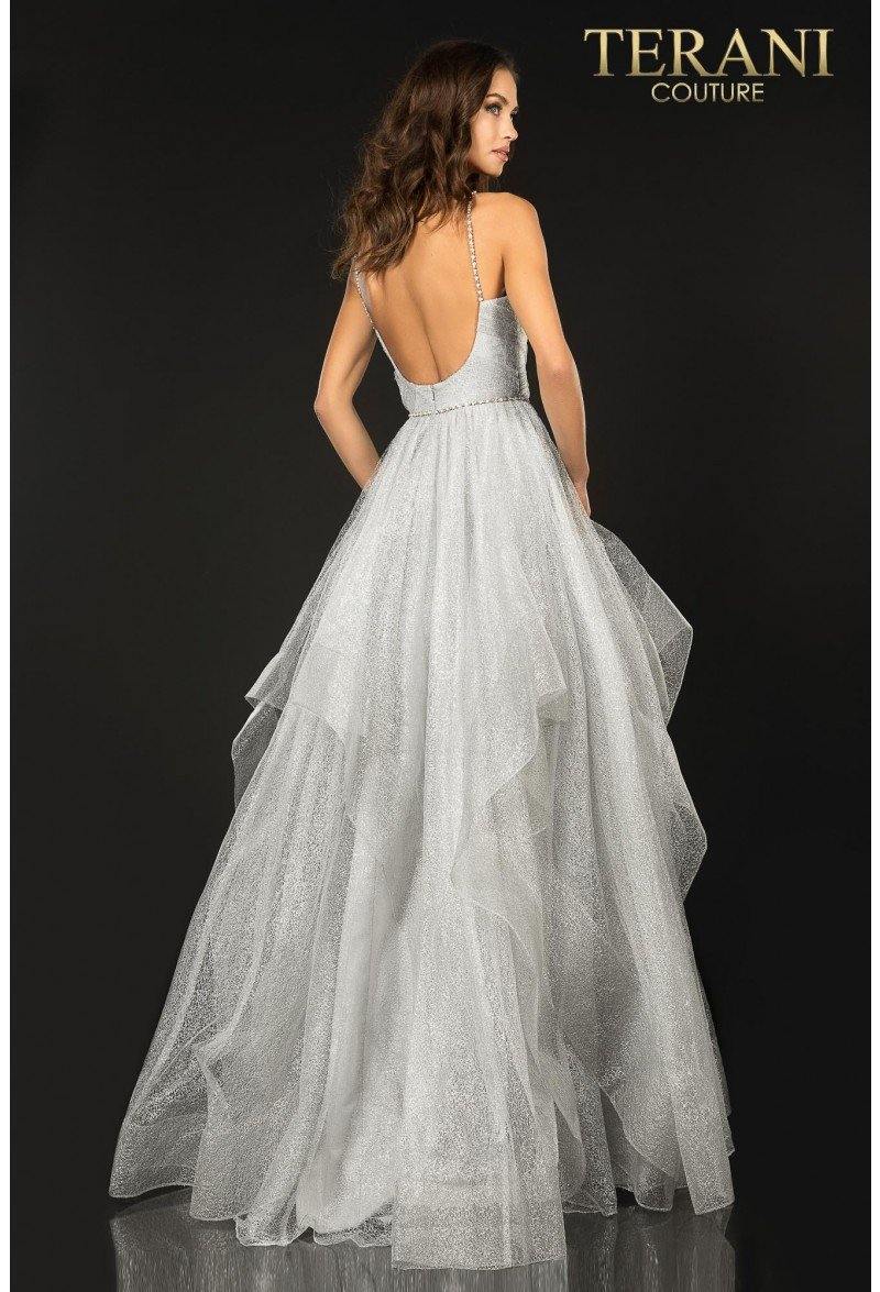 Terani Couture Long Tulle Prom Dress 2011P1213 - The Dress Outlet