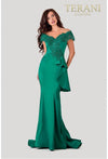 Terani Couture Off Shoulder Formal Long Dress 2111M5255 - The Dress Outlet