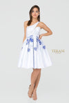 Terani Couture One Shoulder Short Dress 1911P8001 - The Dress Outlet