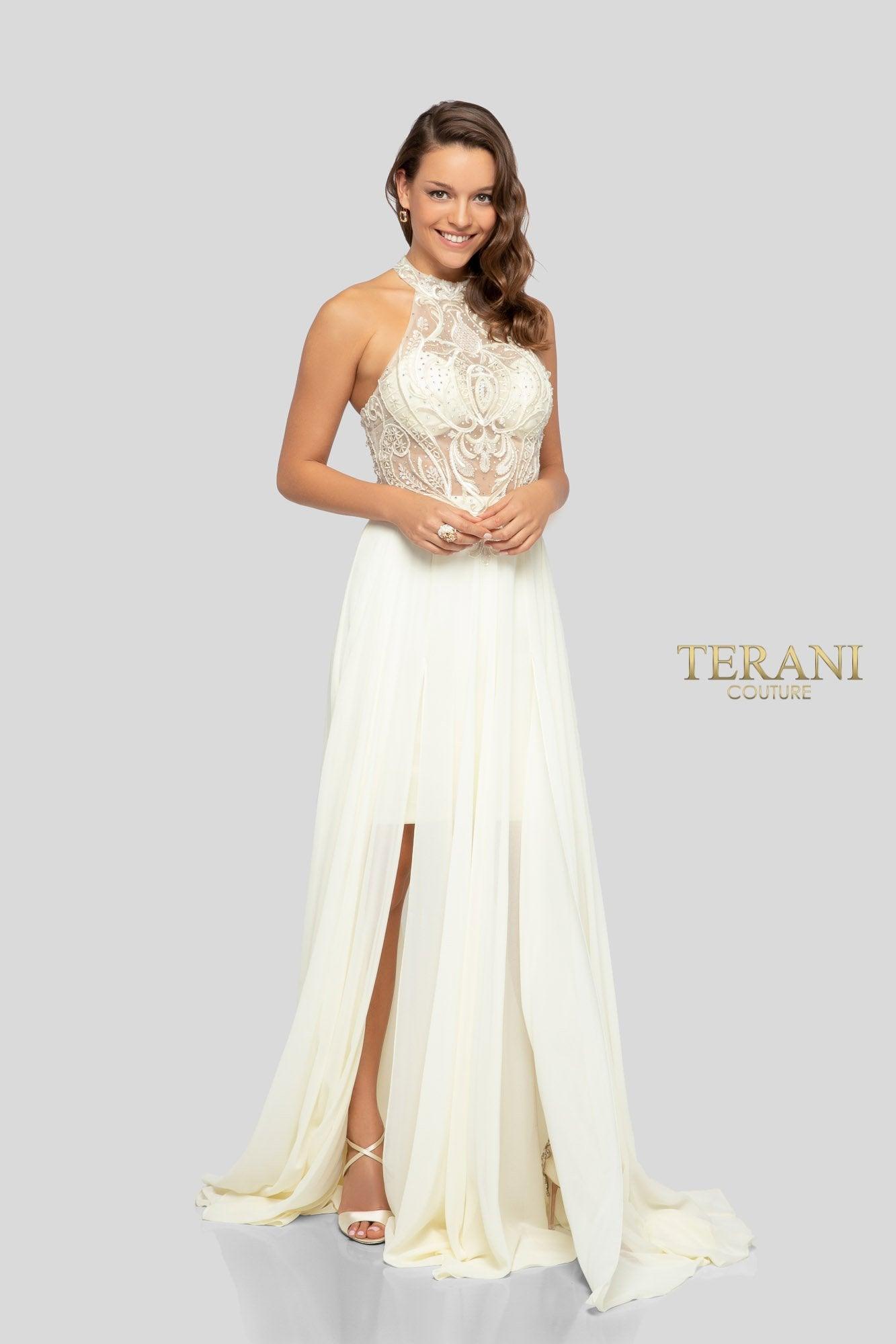 Terani Couture Prom High Low Formal Dress 1913P8298 - The Dress Outlet