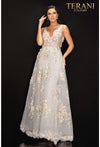 Terani Couture Prom Long Floral Ball Gown 2011P1171 - The Dress Outlet