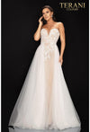 Terani Couture Prom Long Strapless Gown 2011P1055 - The Dress Outlet