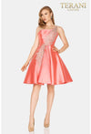 Terani Couture Prom Short Beaded Dress 2011P1021 - The Dress Outlet