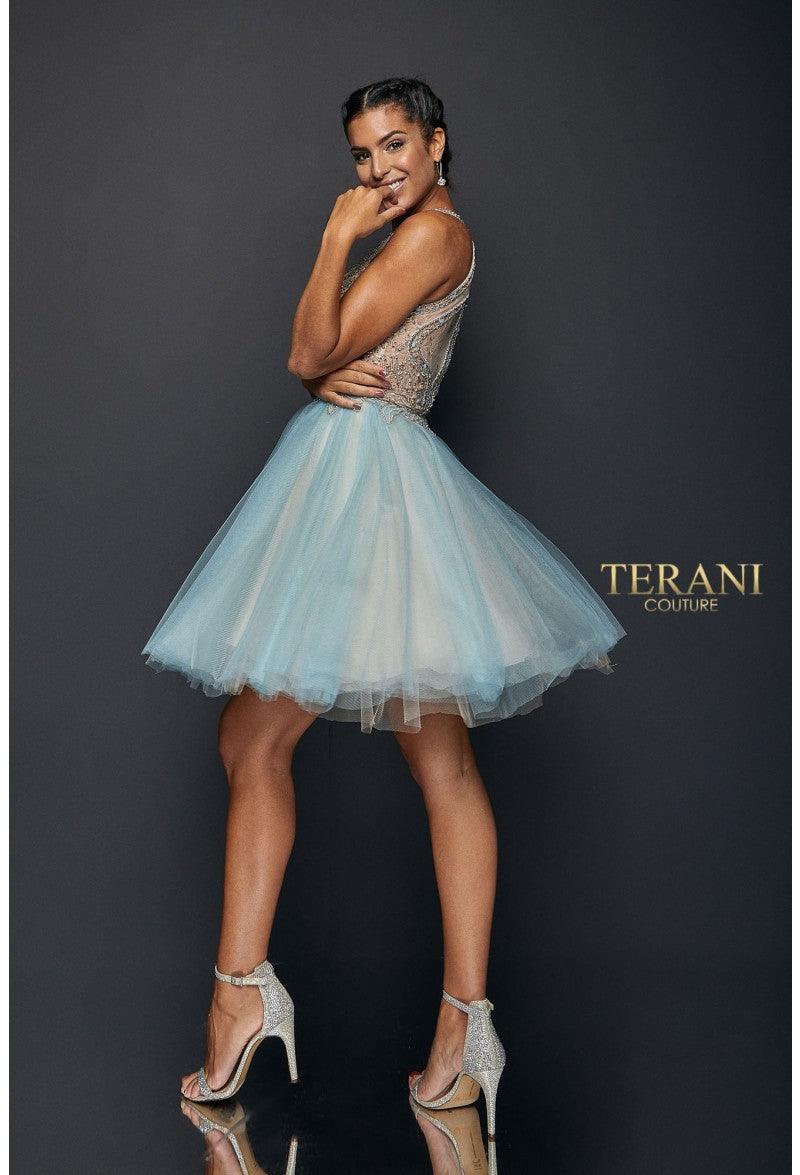 Terani Couture Short Prom Dress