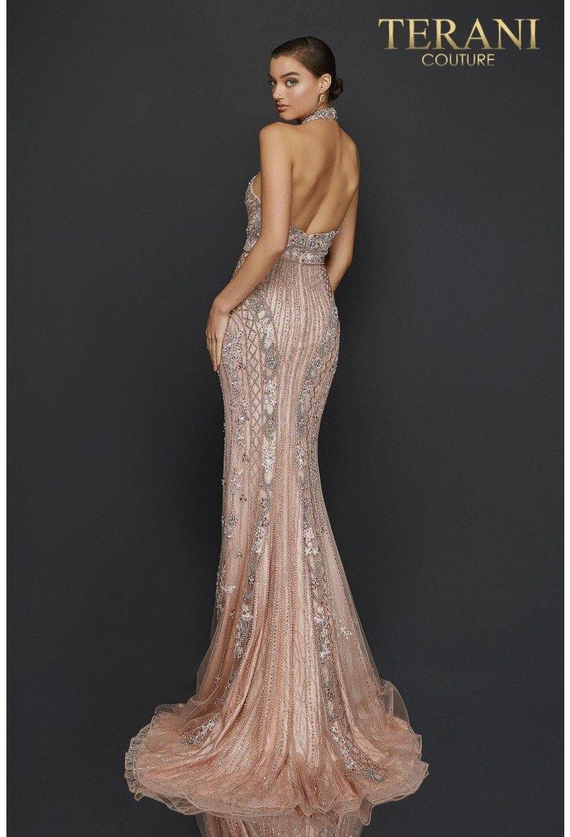 Terani Couture Sexy Fitted Long Prom Dress 2011GL2182 - The Dress Outlet