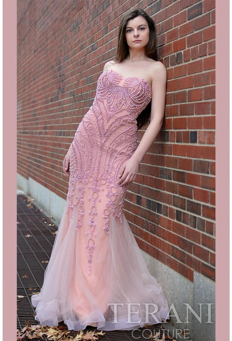 Terani Couture Sexy Long Prom Dress 1611GL0463A - The Dress Outlet