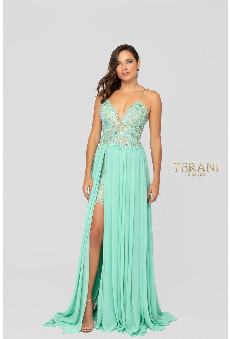 Terani Couture Sexy Long Prom Dress 1913P8324 - The Dress Outlet