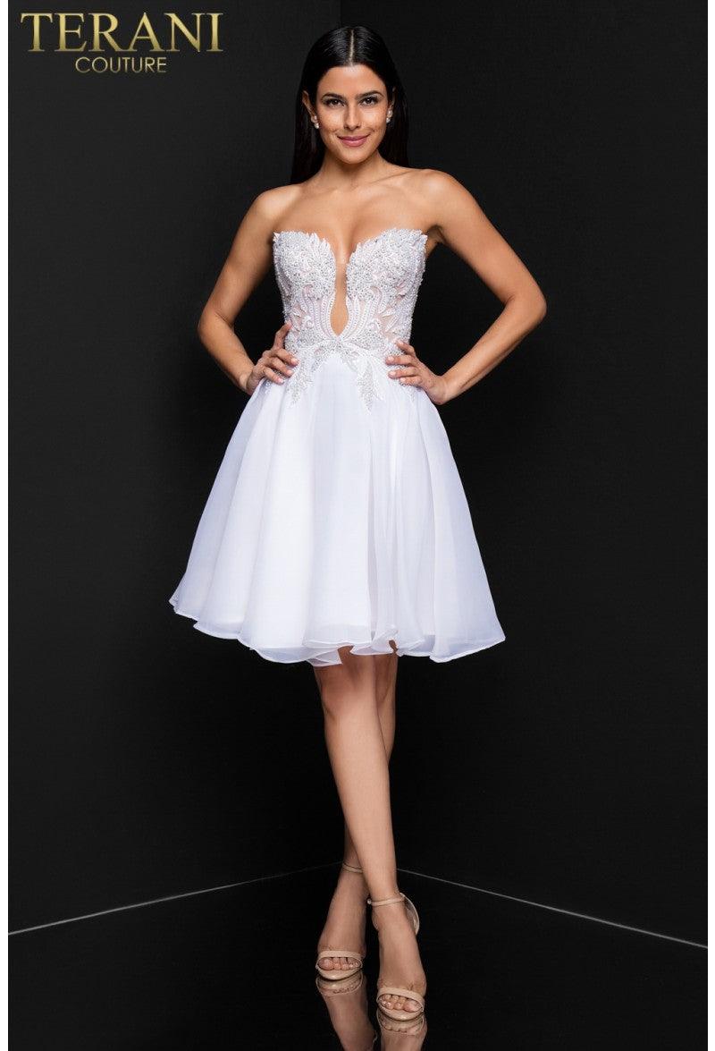 Terani Couture Short Prom Dress 1811P5100 - The Dress Outlet