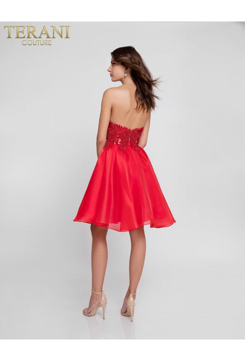 Terani Couture Short Prom Dress 1811P5100 - The Dress Outlet