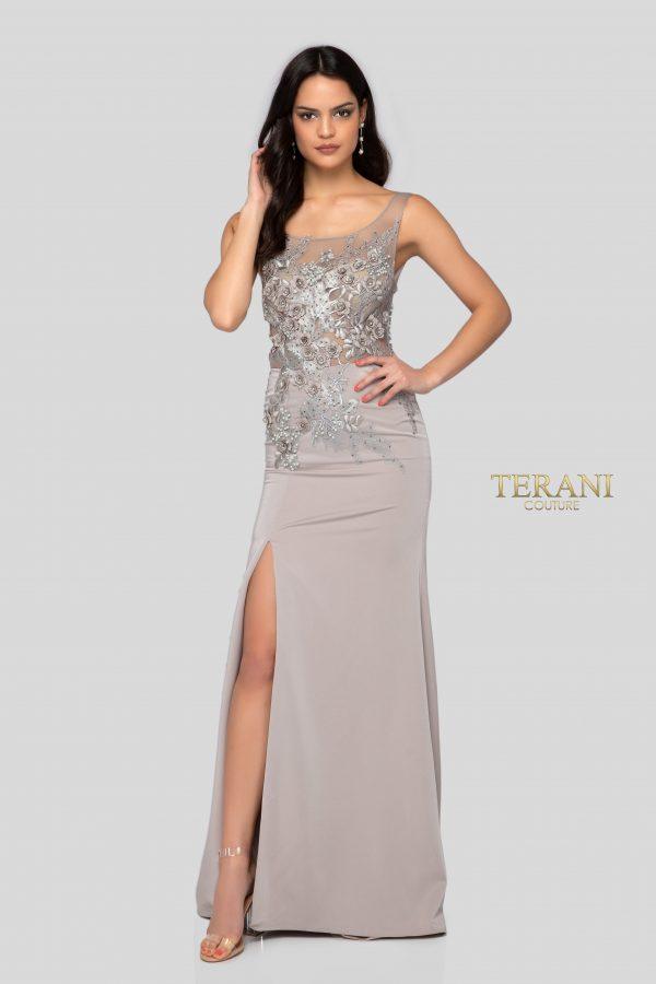 Terani Couture Sleeveless Long Prom Dress 1915E9731 - The Dress Outlet