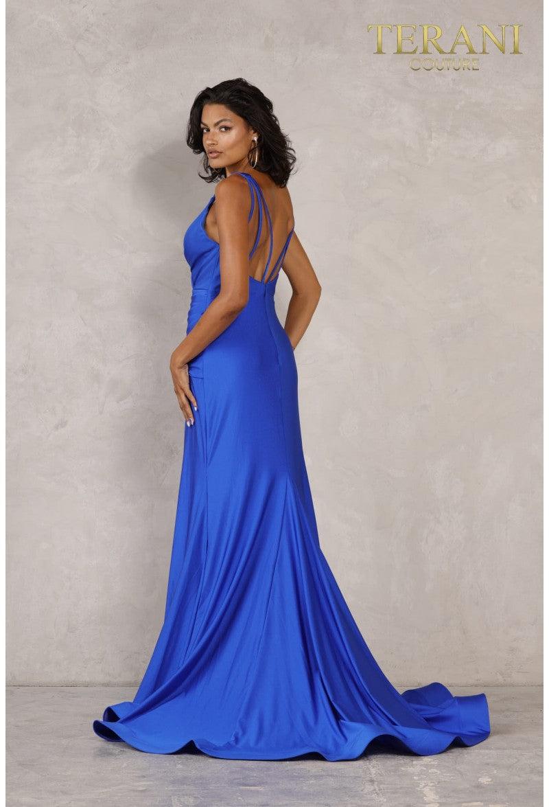 Terani Couture Sleeveless Long Prom Dress Sale - The Dress Outlet