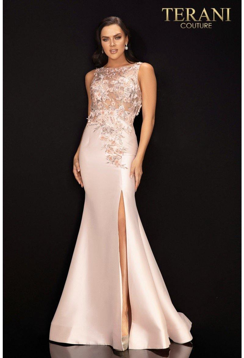 Terani Couture Sleeveless Long Prom Gown 2011P1467 - The Dress Outlet