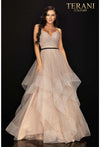 Terani Couture Spaghetti Strap Long Prom Gown 2011P1200 - The Dress Outlet