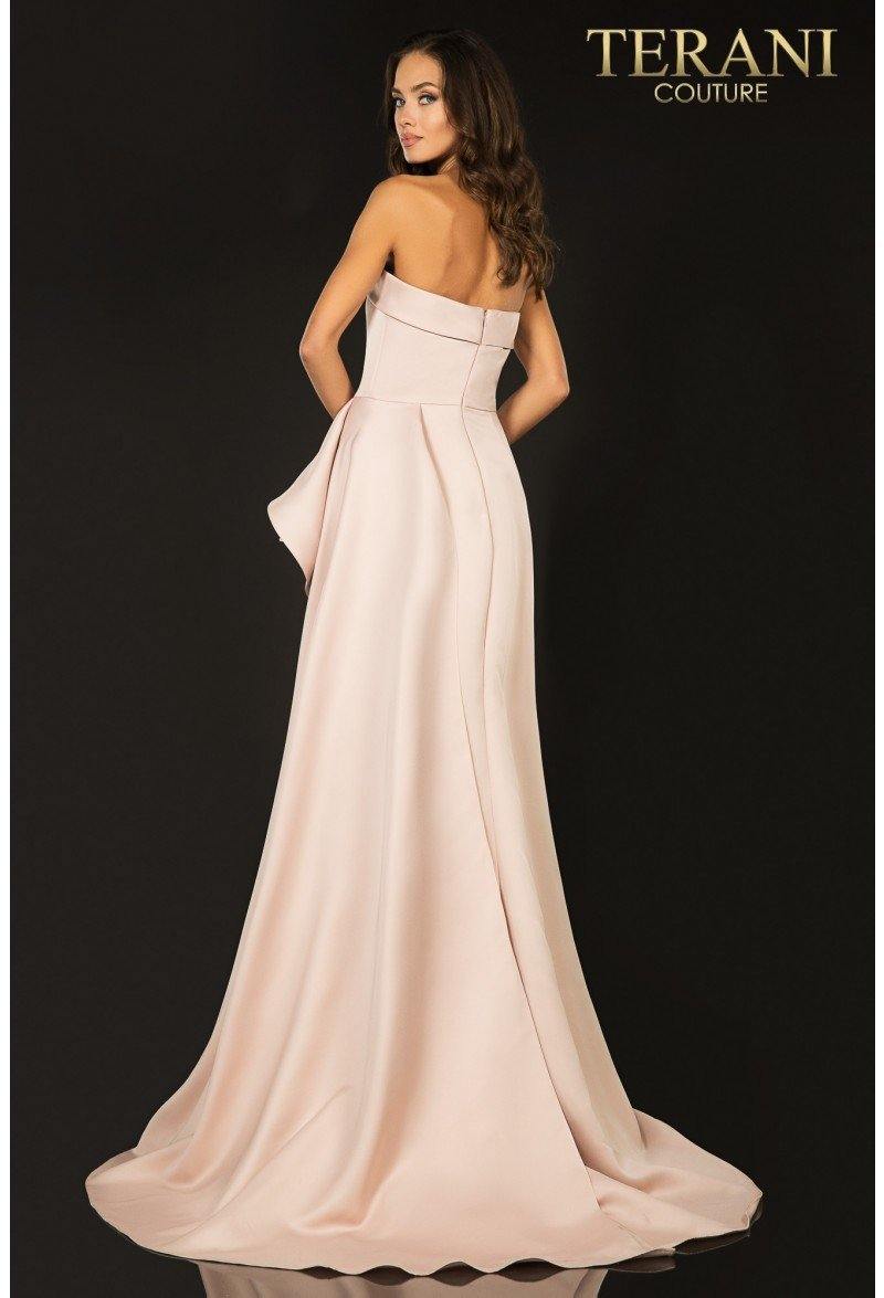 Terani Couture Strapless Long Prom Dress 2012P1288 - The Dress Outlet