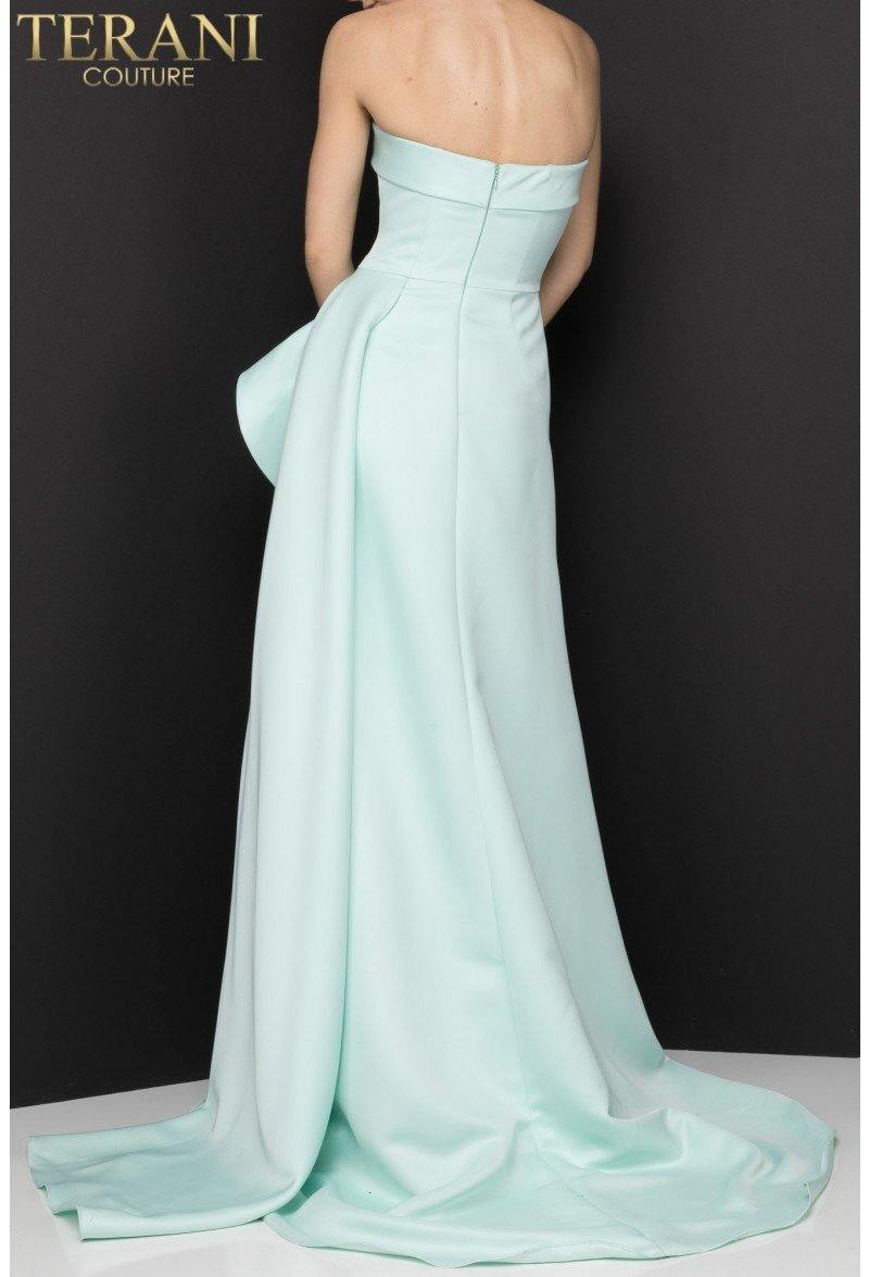 Terani Couture Strapless Long Prom Dress 2012P1288 - The Dress Outlet