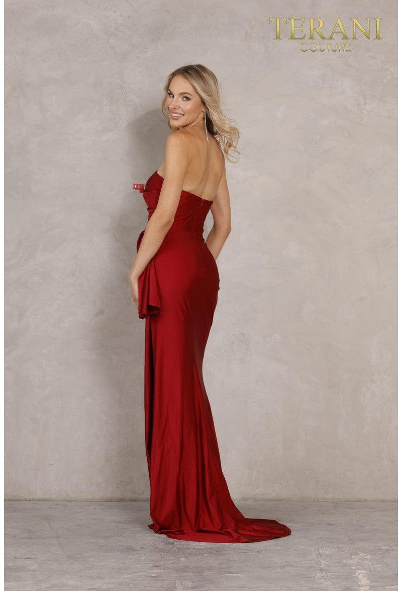 Terani Couture Strapless Long Prom Dress 2111P4023 - The Dress Outlet