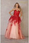 Terani Couture Strapless Long Prom Dress 2111P4103 - The Dress Outlet