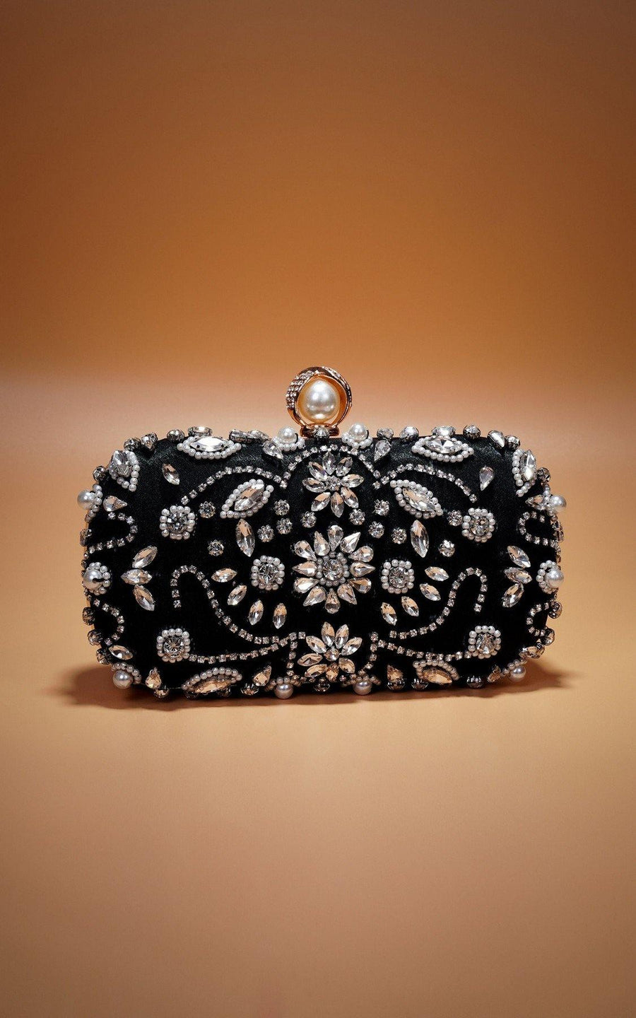 Wedding Multi Rhinestones Evening Party Clutch Bag - The Dress Outlet