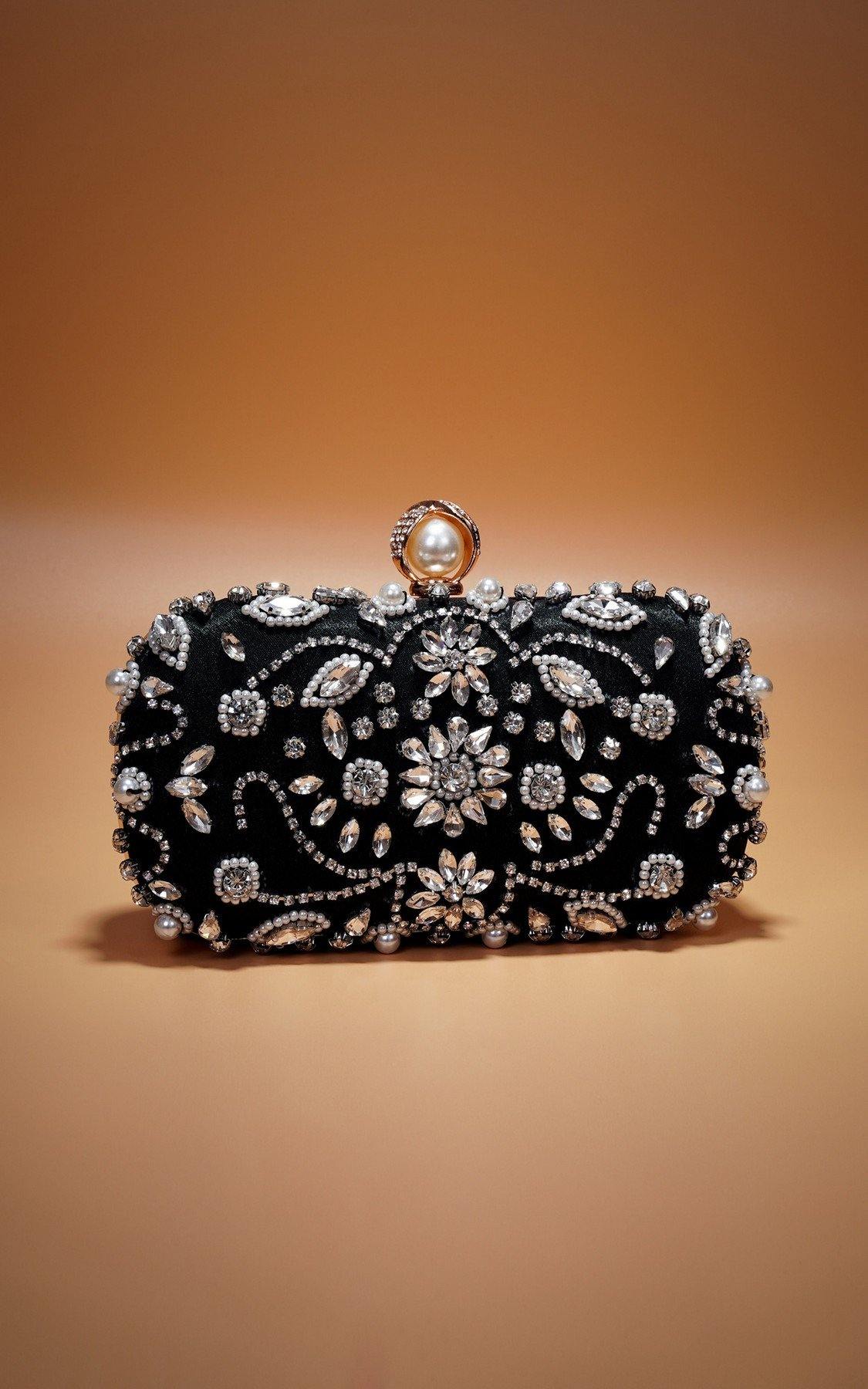 Wedding Multi Rhinestones Evening Party Clutch Bag - The Dress Outlet