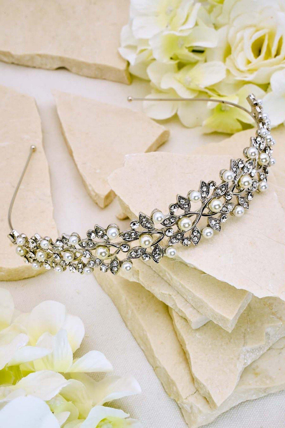 Wedding Rhinestone Headband Bridal Headpiece - The Dress Outlet