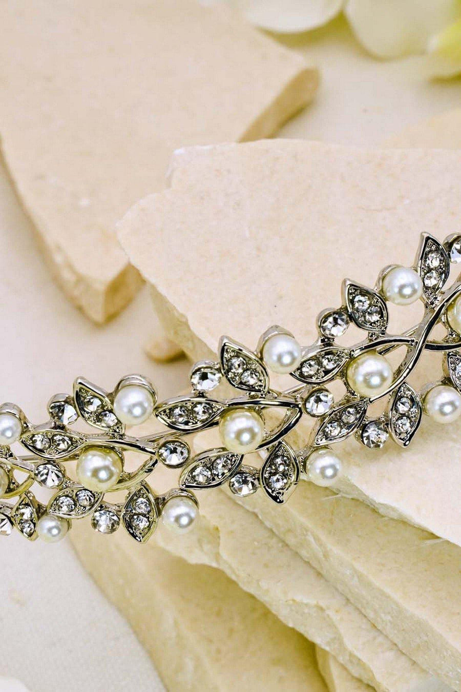 Wedding Rhinestone Headband Bridal Headpiece - The Dress Outlet